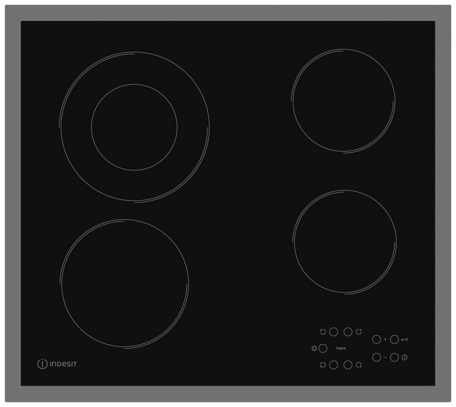 Варочная поверхность Indesit RI 261 X черный — фото 2