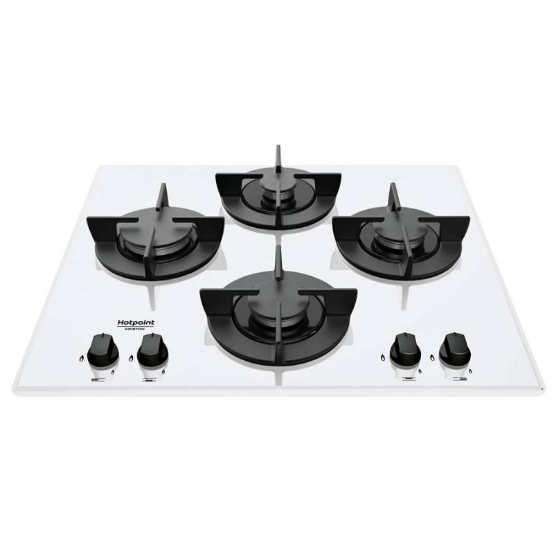 Газовая варочная поверхность Hotpoint-Ariston 641 DD /HA(WH) стекло белое