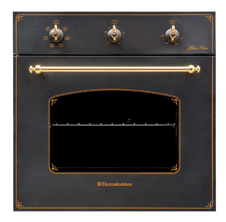Духовой шкаф Электрический Electronicsdeluxe 6006.03 эшв - 008 черный матовый