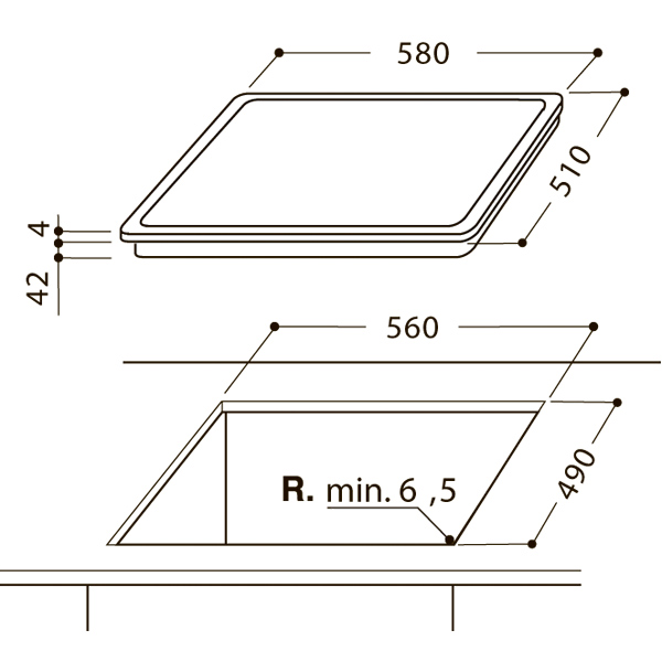Варочная поверхность Whirlpool AKT 8130/LX черный