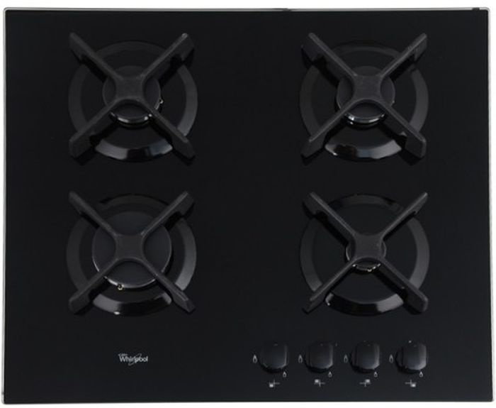 Газовая варочная поверхность Whirlpool GOR 6414/NB черный — фото 2