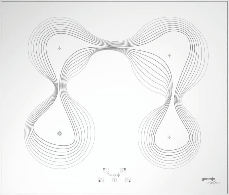 Варочная поверхность Gorenje Karim Rashid IT65KR белый