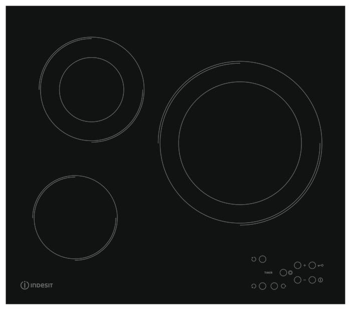 Варочная поверхность Indesit RI 360 C черный