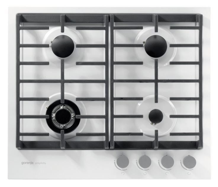 Газовая варочная поверхность Gorenje Simplicity G6SY2W белый