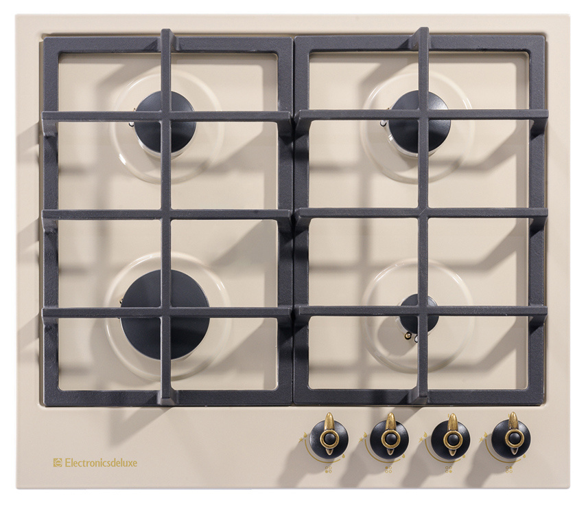 Газовая варочная поверхность Electronicsdeluxe TG4 750231F -023 бежевый