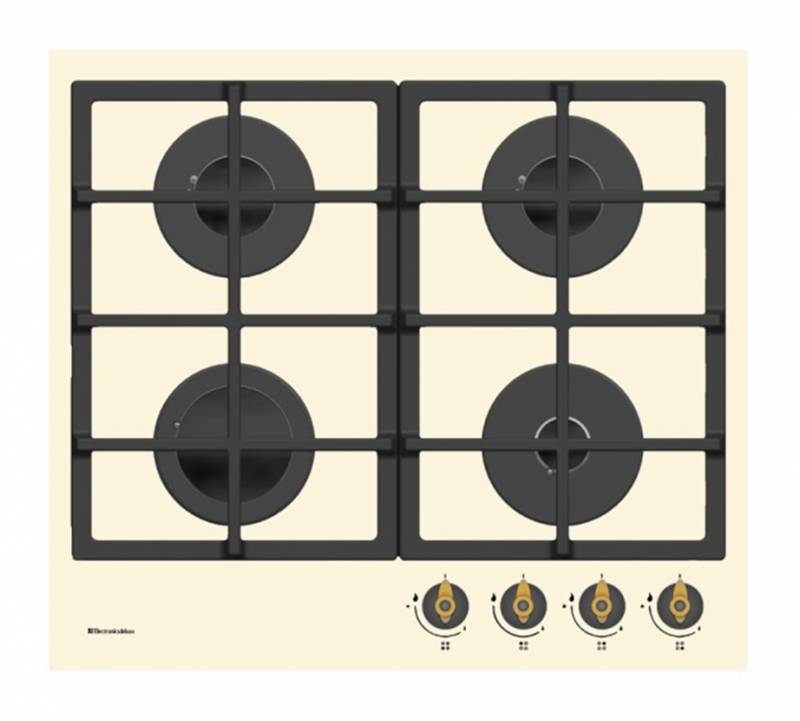Газовая варочная поверхность Electronicsdeluxe GG4 750229F -016 бежевый