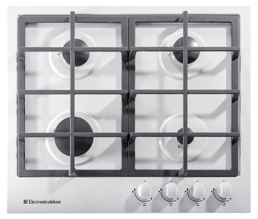 Газовая варочная поверхность Electronicsdeluxe TG4 750231F -024 белый