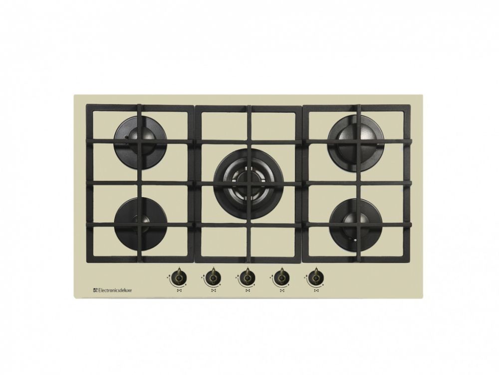 Газовая варочная поверхность Electronicsdeluxe GG51130245F TC-005 бежевый — фото 3