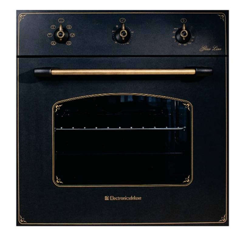 Духовой шкаф Электрический Electronicsdeluxe 6006.03 эшв-009 черный матовый
