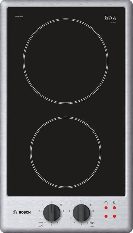 Варочная поверхность Bosch PKE345CA1 серебристый/черный