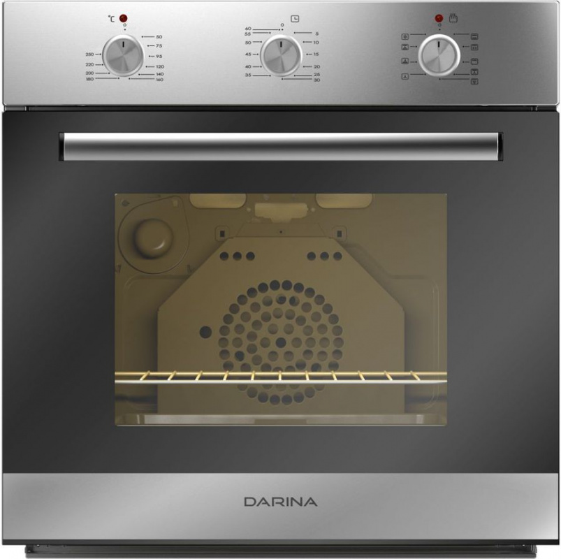 Встраиваемый комплект Darina Т1 BGM341 11 X + 1U5 BDE 111 705 X3 черный/нержавеющая сталь