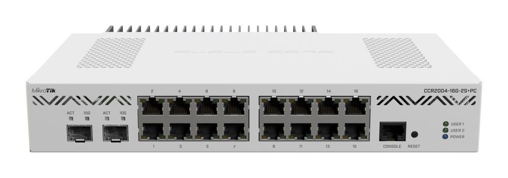 Роутер MikroTik 1000M 16PORT CCR2004-16G-2S+PC