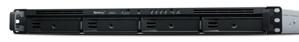Роутер Synology СХД стоечное исполнение 4BAY 1U NO HDD RS822RP+
