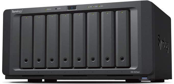 Роутер Synology СХД настольное исполнение 8BAY NO HDD DS1823XS+