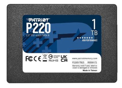 SSD Patriot SATA 2.5 P220 P220S1TB25