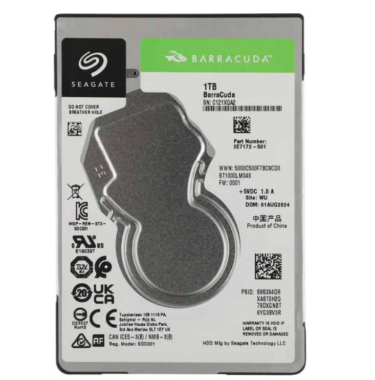 Жёсткий диск Seagate SATA2.5 5400RPM 128MB ST1000LM048
