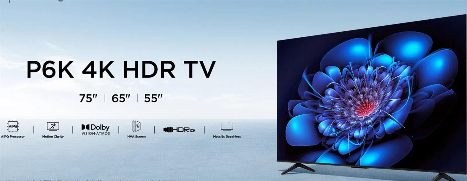 TCL 75P6K / 4K Smart телевизоры более 70" — фото 4