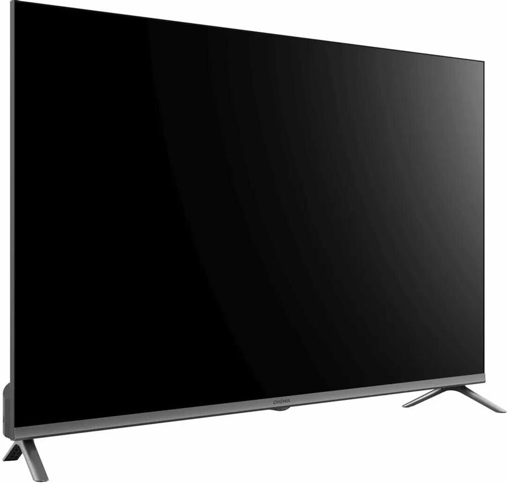 Телевизор LED Digma 43" DM-LED43UBB41 Smart Android TV Frameless Metal т.серебр./серый/4K Ultra HD/6 — фото 2