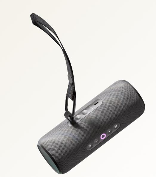 Умная колонка ЯНДЕКС YNDX-00030BLK Станция Стрит с Алисой, модель (черный) — фото 3