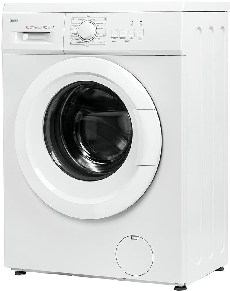 Стиральная машина Centek CT-1901 (белый) 1000 /6кг/40см/23пр/Очистка барабана/Пар/A+ — фото 8