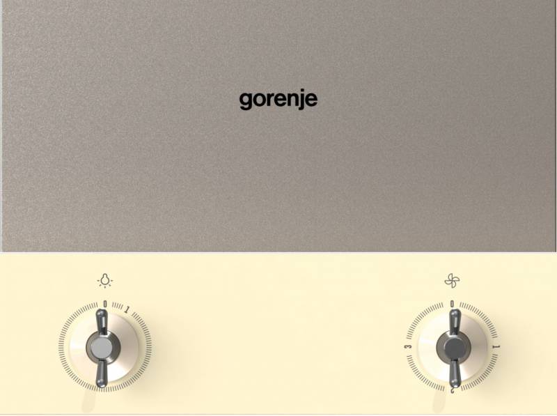 Вытяжка каминная Gorenje Infinity WHT98INI бежевый/платиновый управление: тактовое (1 мотор) — фото 2