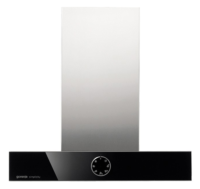 Вытяжка каминная Gorenje Simplicity DT6SY2B черный управление: тактовое (1 мотор)