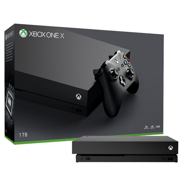 Игровая консоль Xbox One Microsoft X 1TB черная+Live Gold 14дней+месяц GamePass
