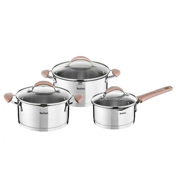 Набор посуды (нержавейка) Tefal Inspiration 3шт.: 16/20/24см (E831S614)