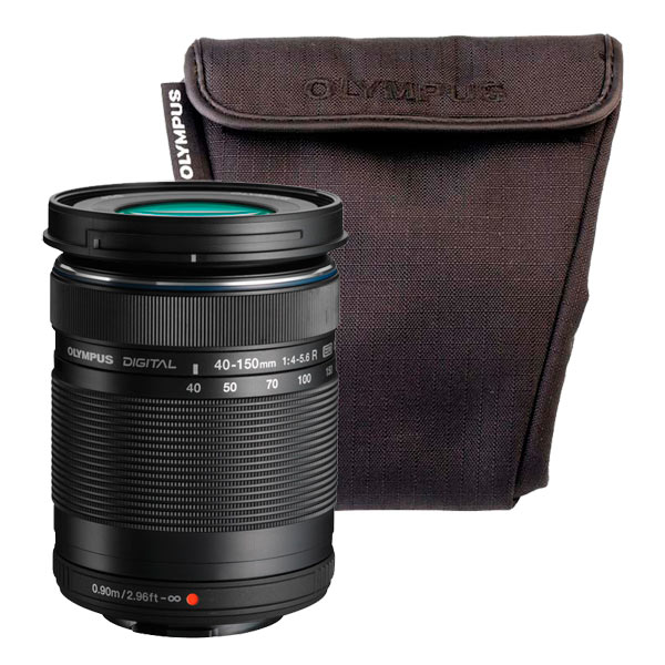 Объектив Olympus 40-150mm 1:4.0-5.6 R черный + OM-D Wrapping case