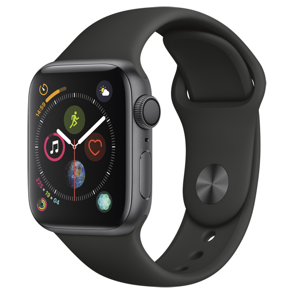 Смарт-часы Apple Watch S4 Sport 44mm SpaceGrey Al/Black Sport Band