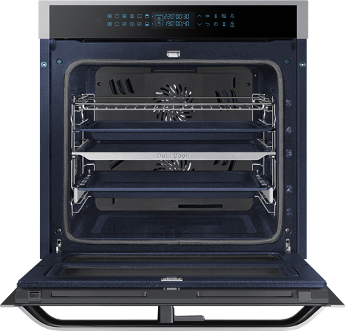 Независимый электрический духовой шкаф Samsung Dual Cook Flex NV75N7646RS\/WT — фото 2