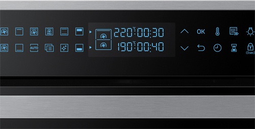 Независимый электрический духовой шкаф Samsung Dual Cook Flex NV75N7646RS\/WT — фото 14