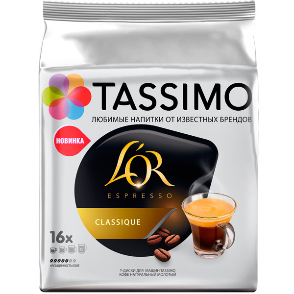 Кофе в капсулах Tassimo L?OR Espresso Classique 5х112г