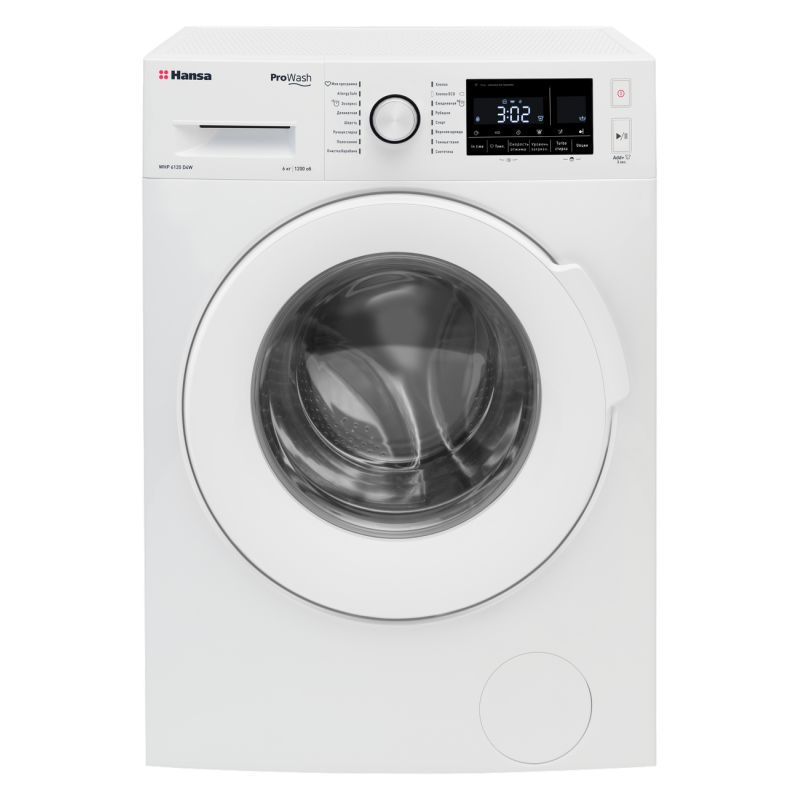 Стиральная машина Hansa ProWash WHP 6120 D4W класс: A загр.фронтальная макс.:6кг белый
