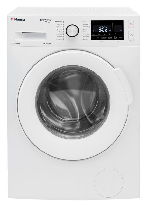 Стиральная машина Hansa ProWash WHP 7120 D4W класс: A+++ загр.фронтальная макс.:7кг белый
