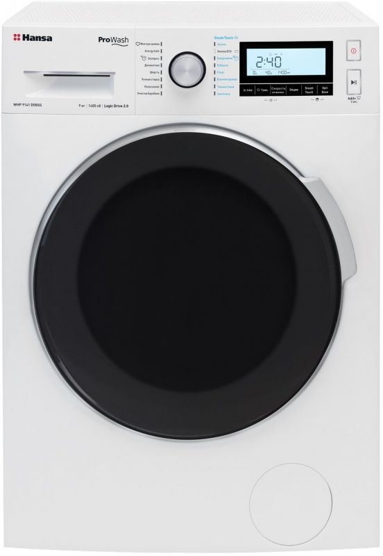 Стиральная машина Hansa ProWash WHP 9141 D5BSS класс: A+++ загр.фронтальная макс.:9кг белый