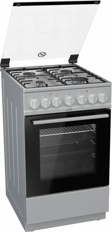 Плита Комбинированная Gorenje K5241SH серебристый реш.эмаль