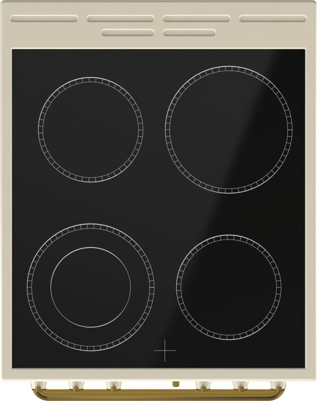 Плита Электрическая Gorenje EC52CLI слоновая кость стеклокерамика — фото 3