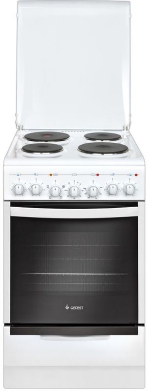 Плита Электрическая Gefest ЭП Н Д 5140-02 белый эмаль (металлическая крышка)