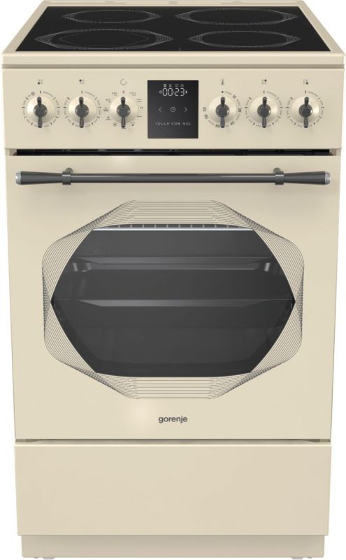Плита Электрическая Gorenje EC53INI слоновая кость стеклокерамика