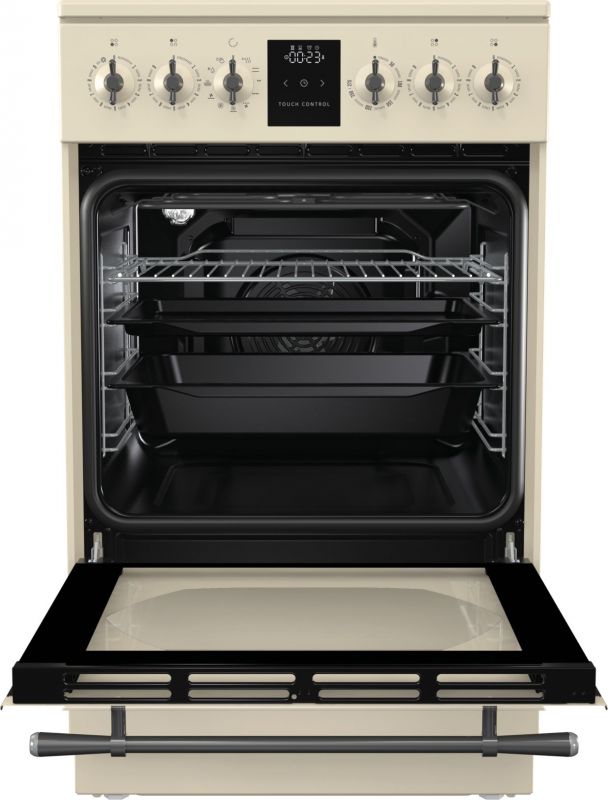 Плита Электрическая Gorenje EC53INI слоновая кость стеклокерамика — фото 2