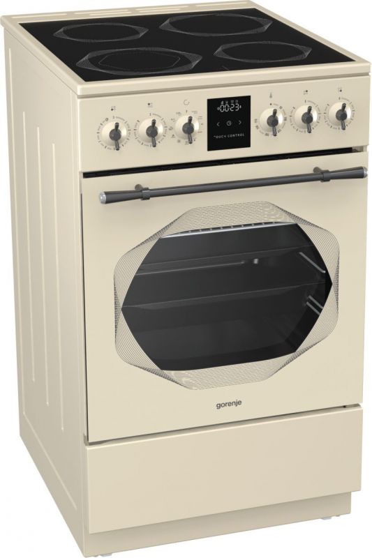Плита Электрическая Gorenje EC53INI слоновая кость стеклокерамика — фото 3