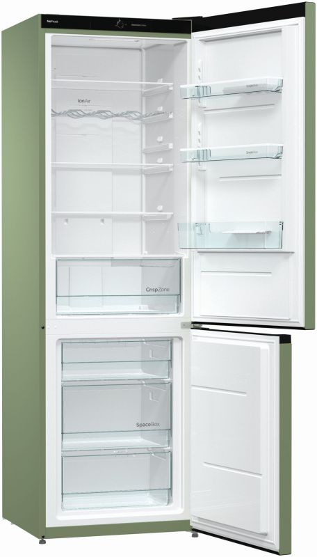 Холодильник Gorenje NRK6192COL4 оливковый (двухкамерный)