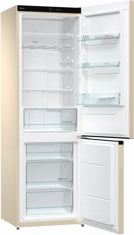 Холодильник Gorenje NRK6192CC4 бежевый (двухкамерный) — фото 2