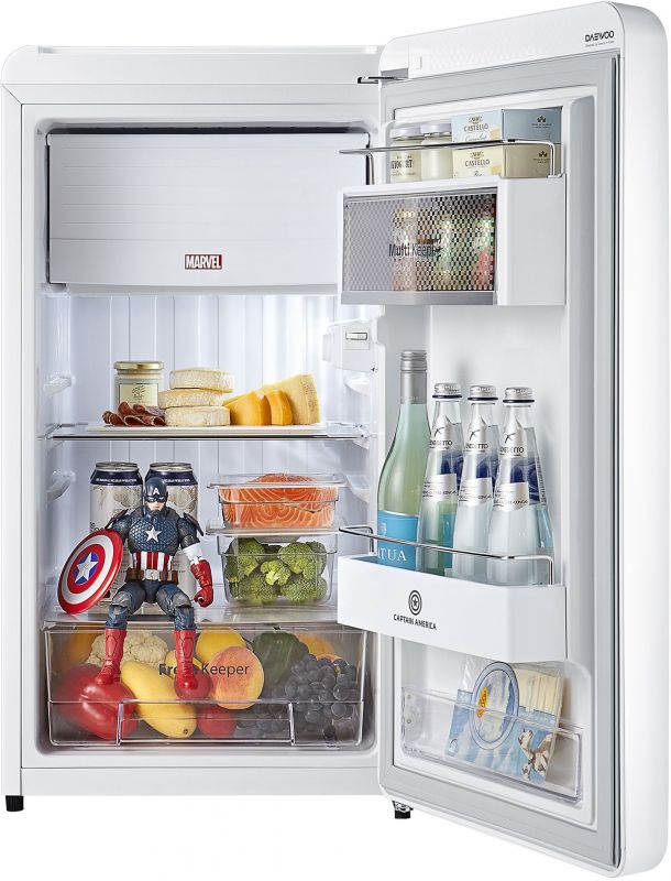 Холодильник Daewoo FN-15CA белый/рисунок (однокамерный)