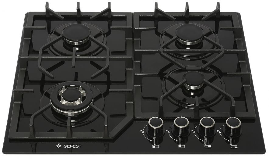Газовая варочная поверхность Gefest ПВГ 2232-01 черный — фото 2