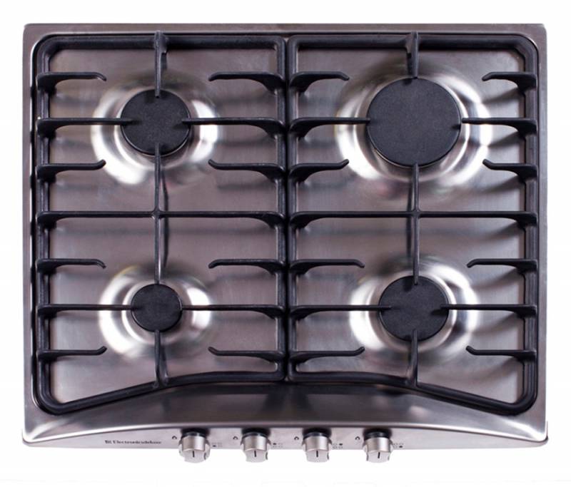 Газовая варочная поверхность Electronicsdeluxe 5840.00 ГМВ-000 ЧР нержавеющая сталь