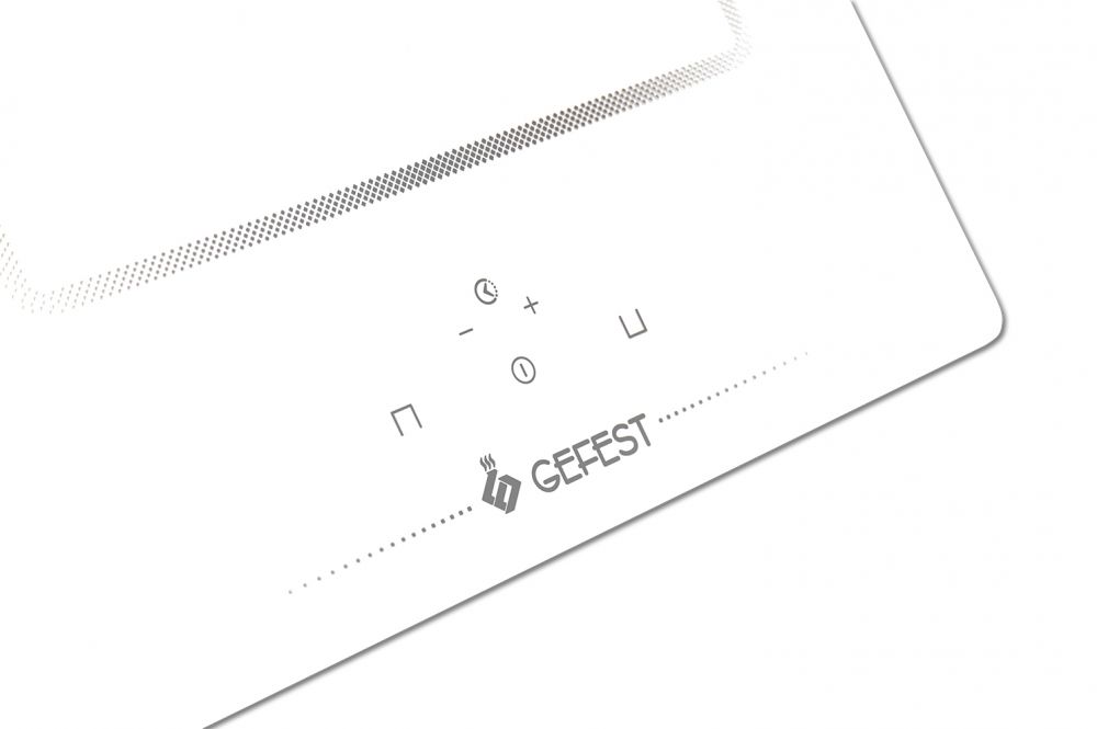 Индукционная варочная поверхность Gefest ПВИ 4001 К12 белый — фото 2