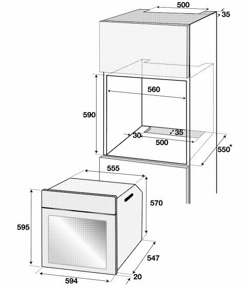 Духовой шкаф Электрический Beko BIE21300B черный