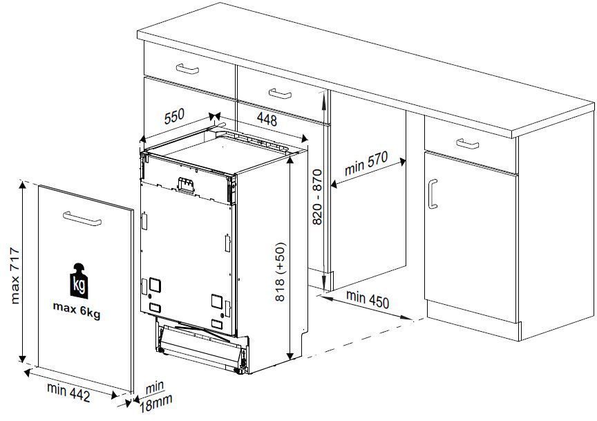 Посудомоечная машина Beko DIS25010 узкая